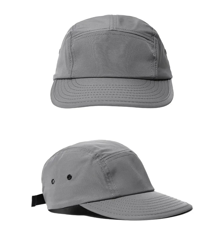 Men Women Baseball Cap Trucker 5 Panel Hat Unstructured Snapback Lightweight All Sports for Running Hiking Tennis