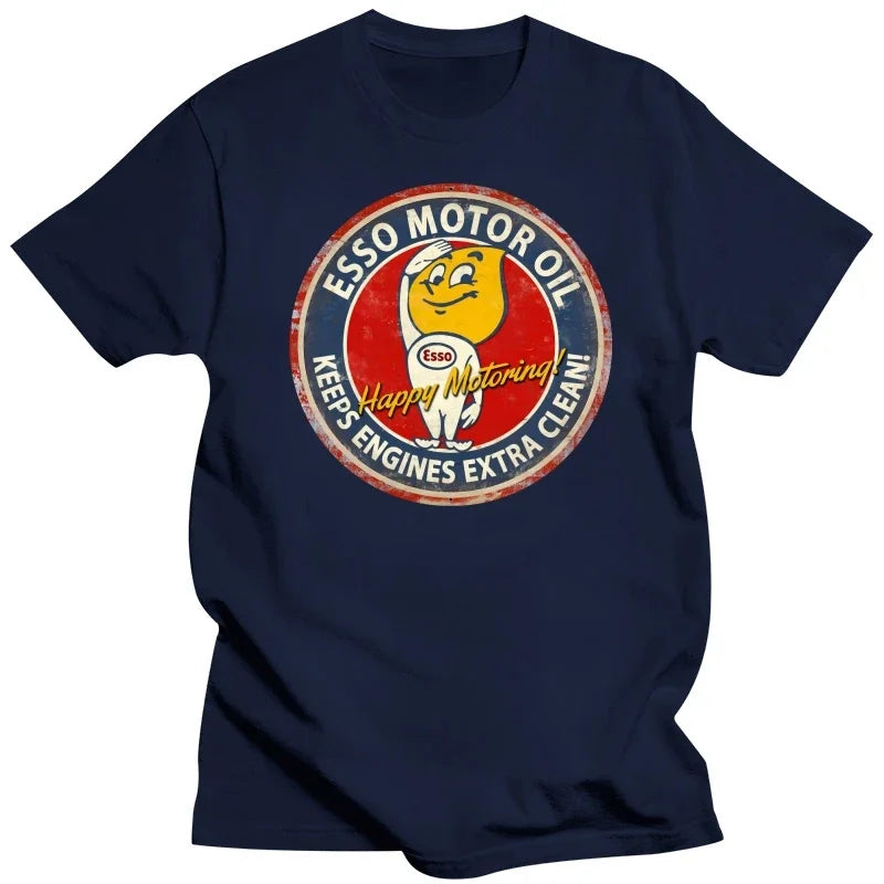 Esso Logo Retro Gas Oil T-Shirt