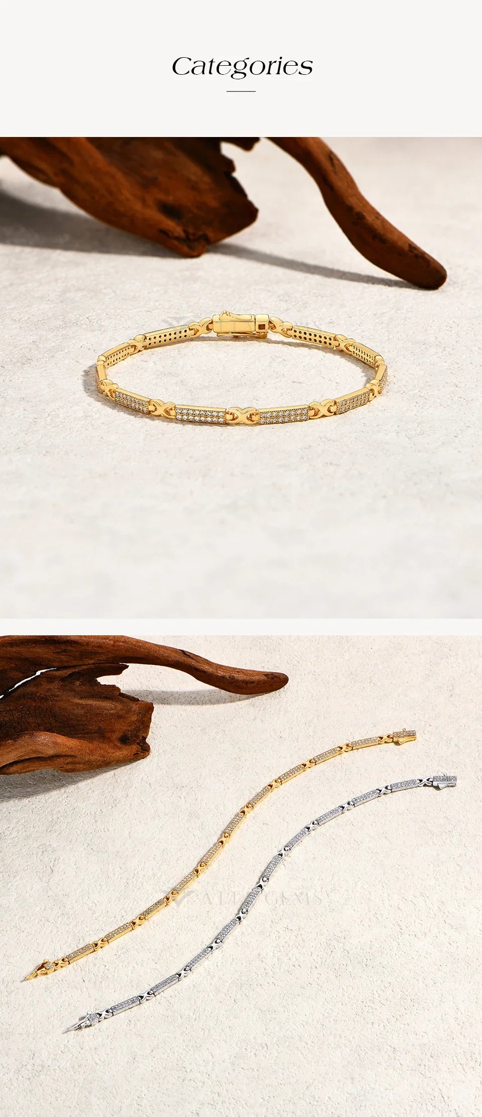 Dazzling Double Row Moissanite Bracelets Fashion Simple Tennis Chain For Women Men s925 Sterling Silver Wedding Jewelry