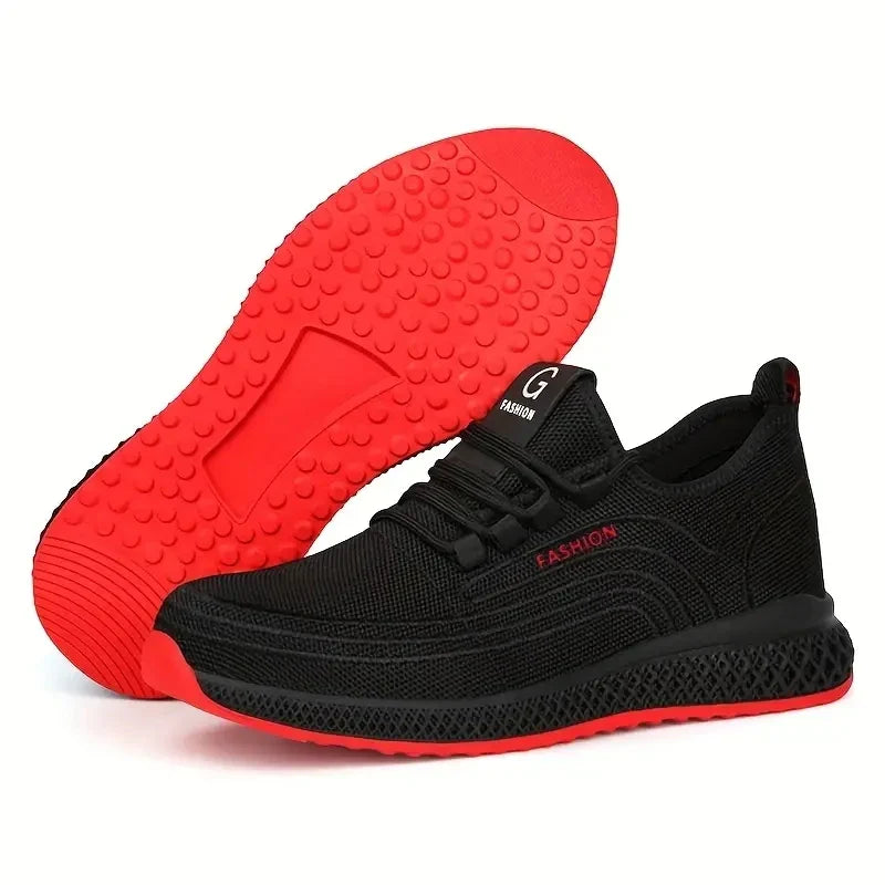 Steel Toe Protective Work Shoes Anti Smash Safety Shoes Men Women Light Work Sneakers Breathable Anti-Stab Indestructible Shoes