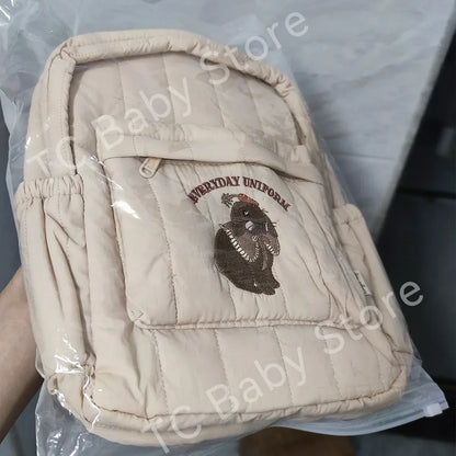 Baby Backpack Parent-child Kids Schoolbag Kindergarten Bags Brand Traveling Cherry Children's Boys Girls Mom Storage