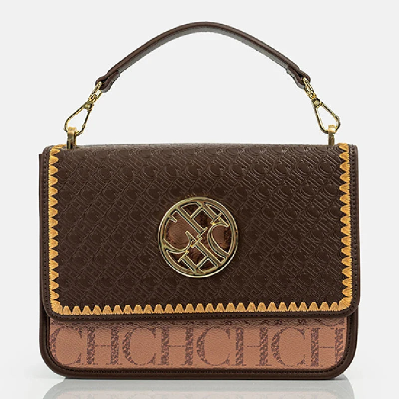 Solid Design Shoulder Bag Dark Letter Embossed Ladies Party Bag Exquisite Luxury Brand Fashion Design Handbag Classic