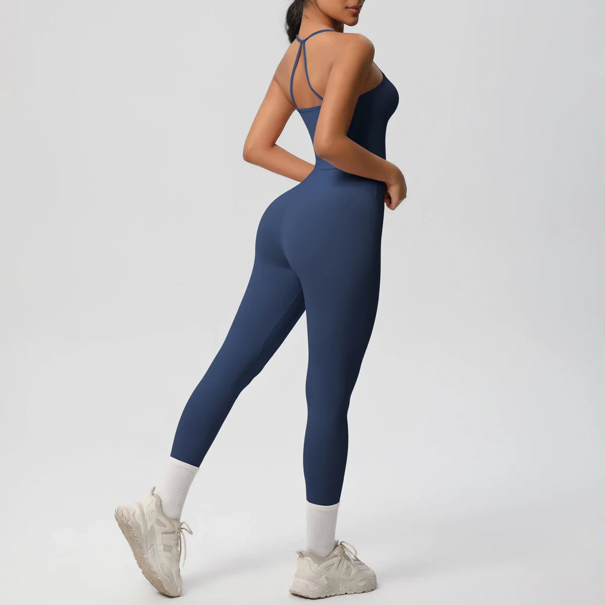 Halter Yoga Top Set Fitness Gym Suit Training Sleeveless Sport Gym Tops Crossover Back Sports Underwear  Tummy Control Slimming