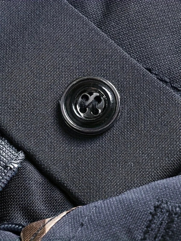 Men's High Elastic Anti-Wrinkle Straight Fit Business Pants | Non-Iron Formal Casual Trousers (1-Pack)