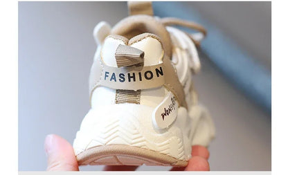 Fashion Children's Sports Shoes Student Mesh Breathable Running Shoes Kids Non-slip Basketball Shoes for Girls and Boys Outdoor