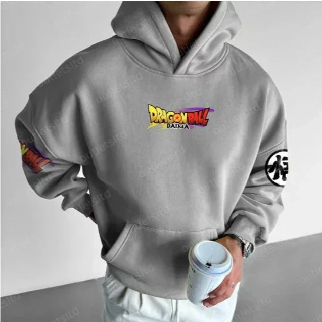 Oversized Men's Hoodie Y2k Clothes Sweatshirt Autumn Sweater Loose Cotton Women Long Sleeve Tops