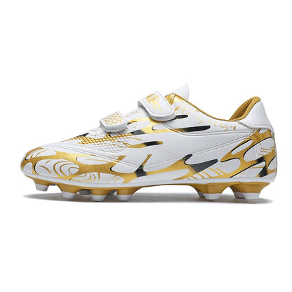 New Hot Kids Soccer Shoes School Football Boots Boys Girls Cleats Grass Sneakers Child Outdoor Athletic Training Sports Footwear