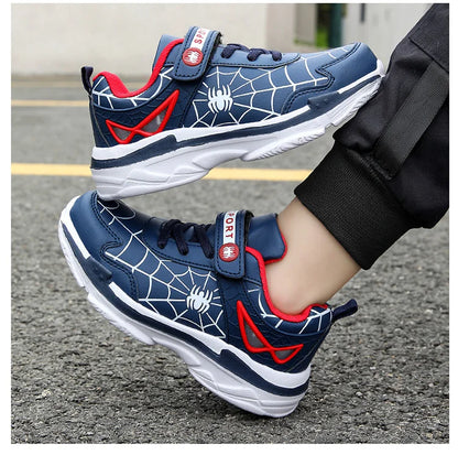 A pair of children's four-season leather sport shoes, soft, comfortable, wear-resistant casual shoes, size 26-38，BH-828