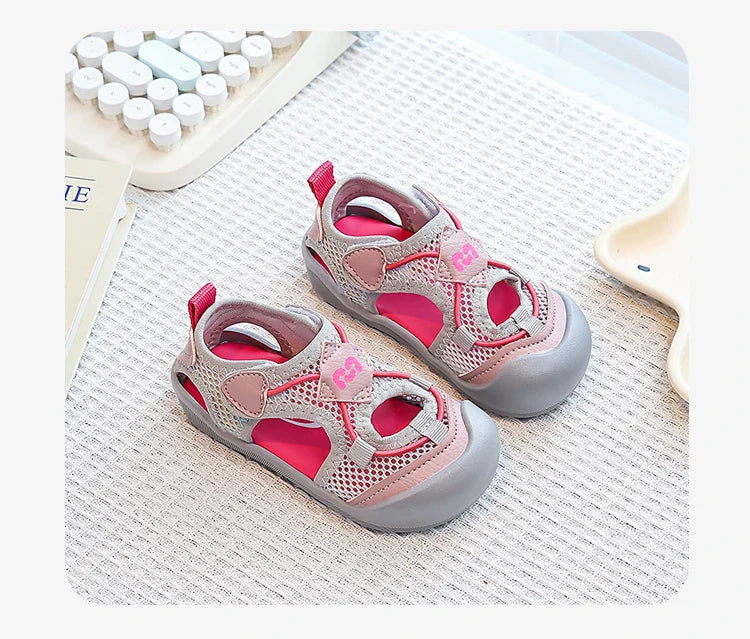 Boys Girls Recycled Adventure Sandals 2026 New Summer Kids Sporty Sandals Non-slip Versatile Chic Outdoor Barefoot Hiking Shoes