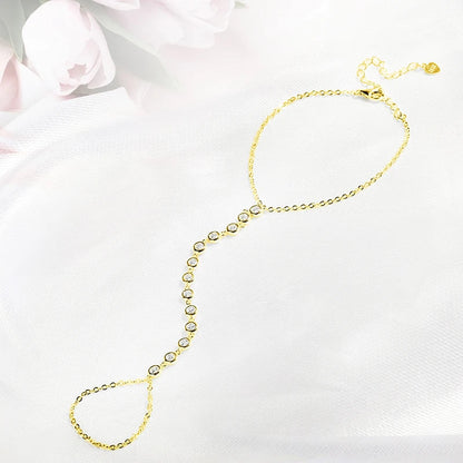 14-21CM Adjustable All Real Moissanite Bracelets for Women Girls Sparkling Chain Lab Diamond GRA Pure S925 Silver Jewelry