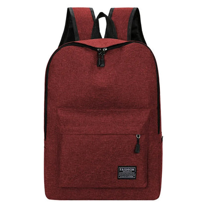 Trendy Men's Minimalist Backpack Versatile Backpack Large Capacity Student Backpack Computer Travel Bag Washable  Backpack