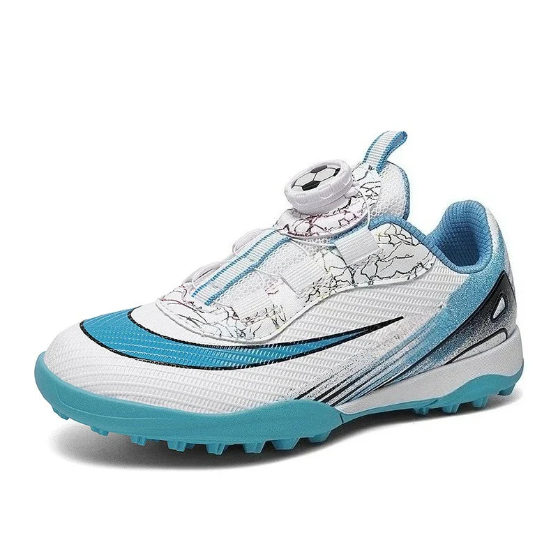 New Football Field Boots Boys Girls Indoor Society Football Shoes Futsal Non Slip Professional Fast Kids Soccer Cleats Sneaker