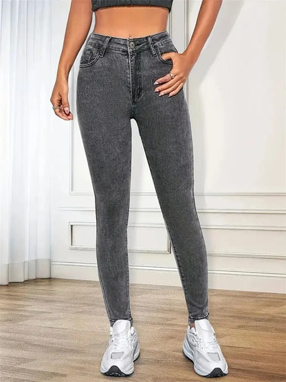Women Stretch Skinny Jeans Lady Slim Fit Pencil Jeans