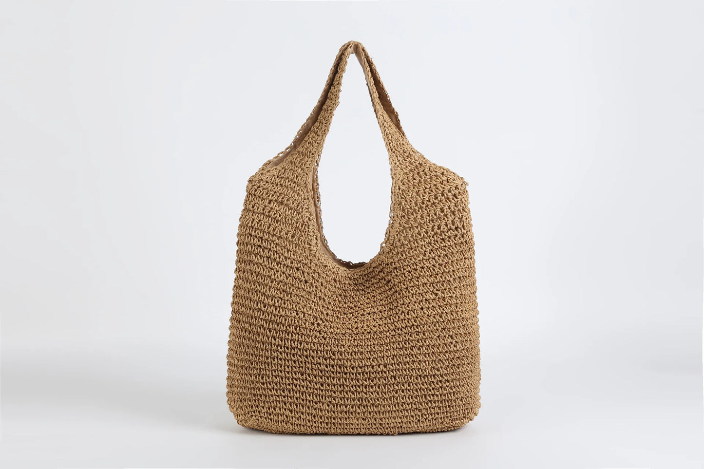2023 Fashion Rattan Women Shoulder Bags Wikcer Woven Female Handbags Large Capacity Summer Beach Straw Bags Casual Tote Purses