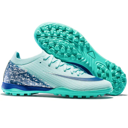 Soccer Cleats for Men Women AG/TF Breathable Cushioned Insole Anti-Slip Outdoor Sports Artificial Grass Football Boots
