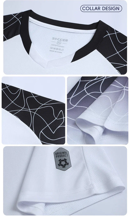 High Quality Men Football Jerseys Wholesale Soccer Clothes Sets Club Team Training Football Uniforms Adult Soccer Jersey D8862