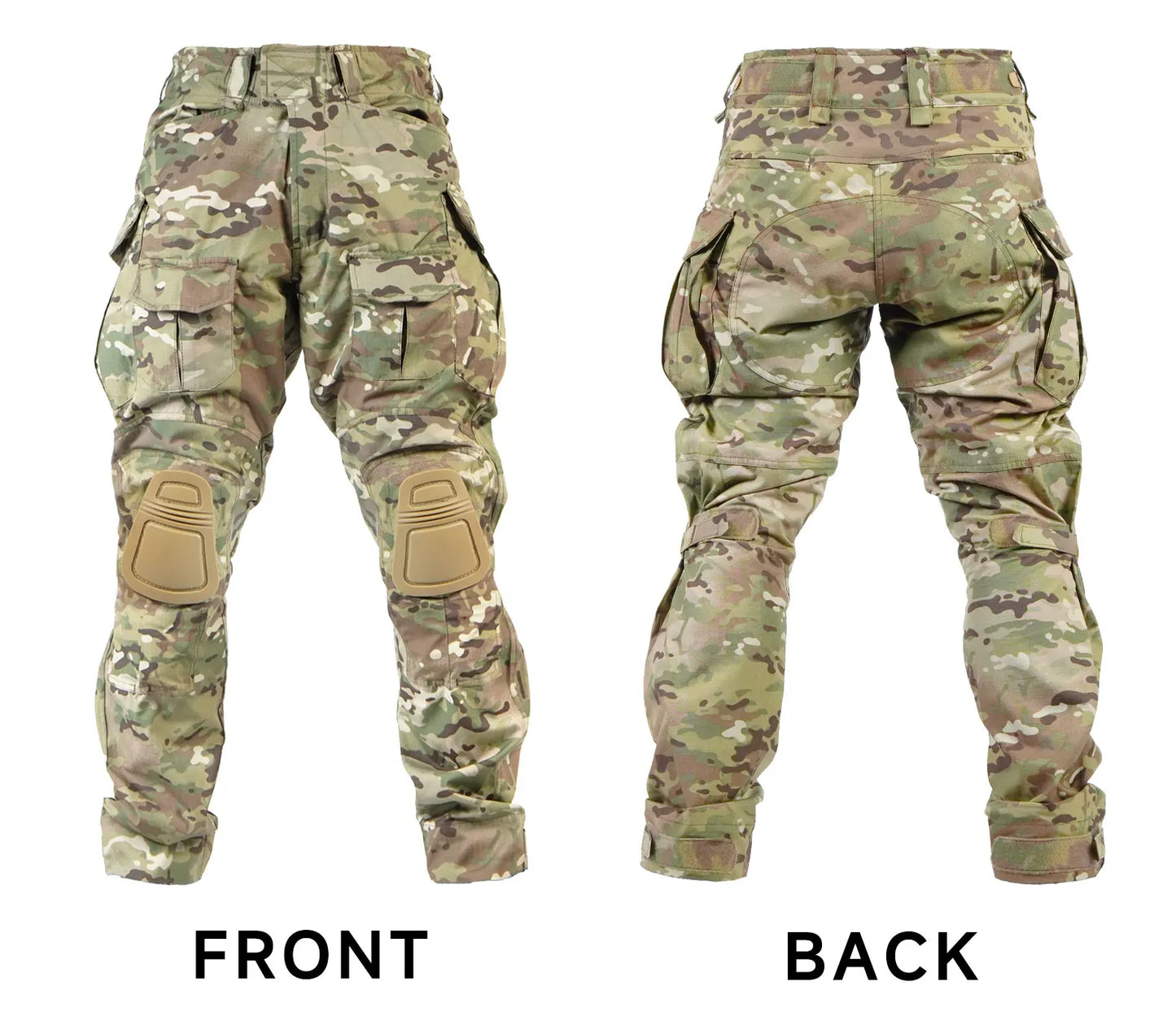 Tactical G3 Pants Cargo Combat Pants With Knee Pads Tactical Trousers Cotton Polyster Hiking Hunting Paintball Outdoor Sports