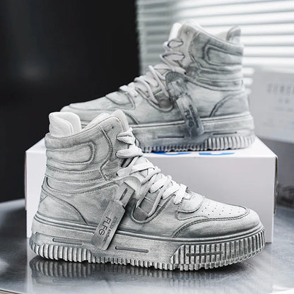 Retro Manga Men's Sneakers Soft Comfortable Non Slip Wear Resistant Sole Daily Casual Men's Shoes Preppy Versatile Holiday Gifts