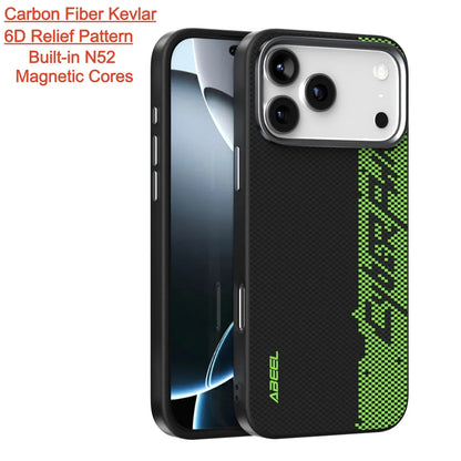 Carbon Fiber Hard Phone Case For iPhone 17 Air 16 15 14 13 Plus Pro Max Aluminium Alloy Camera Protective Magnetic Cover
