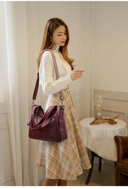 Genuine Brand Soft Leather Ladies Handbags Luxury Designer Shoulder Bags  New Classic High Quality Crossbody Bags for Women