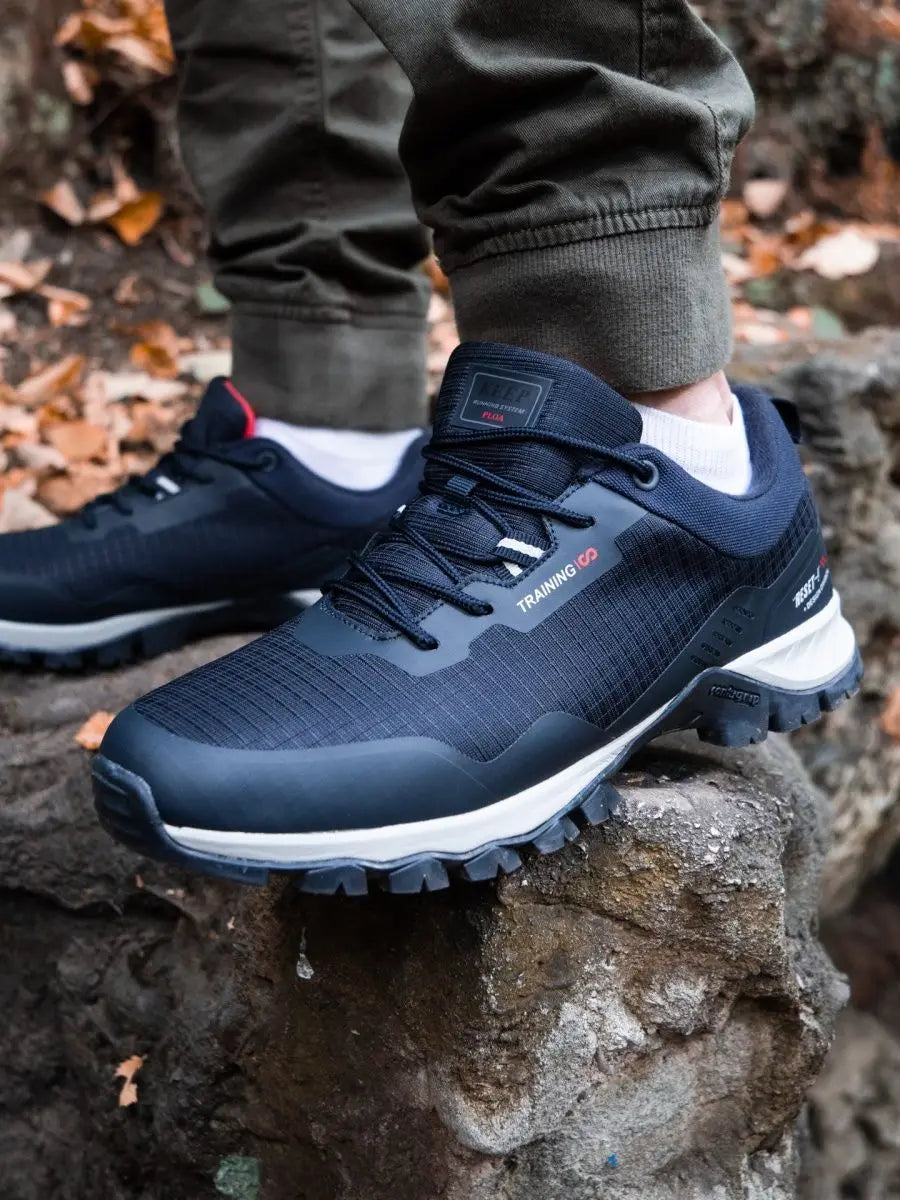 Baasploa Tênis Masculino de Caminhada, Impermeável, Resistente ao Desgaste, Antiderrapante, Casual, Leve, Com Cadarço