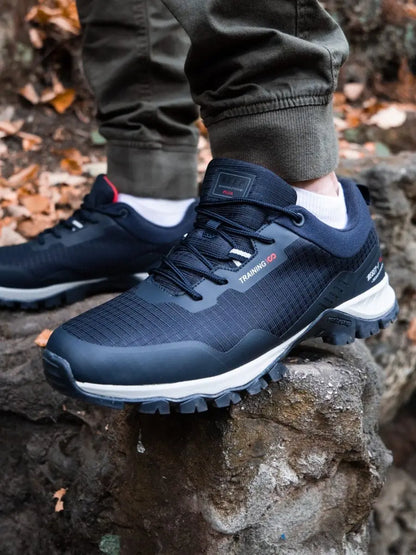Men Non-Slip Sneakers Wear-Resistant Hiking Shoes Men Anti Splash Water Outdoor Sneakers Male Comfort Walking Shoes