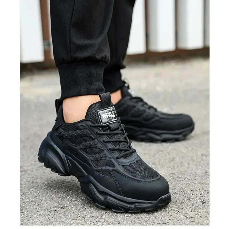 Steel Toe Cap Lightweight and Comfortable Safety Shoes for Men and Women Steel Toe Anti Puncture Comfortable and Safe Work Shoes