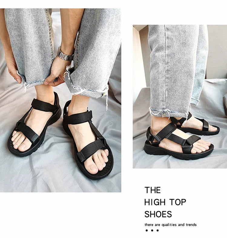 Fashion Outdoor Lightweight EVA Sole Breathable Sandy Beach New Men Sandals Garden Shoes Summer High Quality Clogs Big Size 46