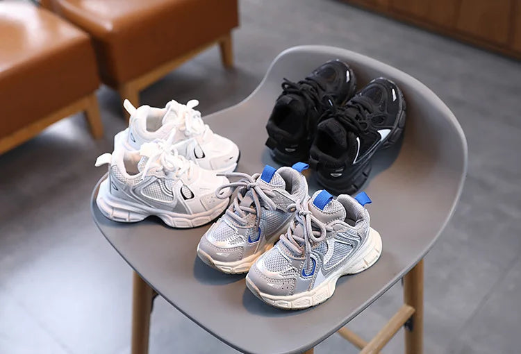 Children's Sports Casual Shoes for Boys and Girls Breathable Mesh Running Shoes Kids Basketball Shoes Lightweight Comfortable