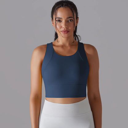 Nylon Sexy Women's Sports Bra Top Women Tight Elastic Gym Sport Yoga Bras Crop Top Yoga Clothes Stretch Women Sports Underwear
