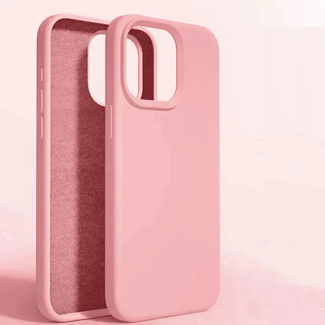 Luxury Liquid Silicone Phone Case For iPhone 15 13 12 11 14 Pro Max Bumper Cover 15 Plus Shockproof Protective Cases Accessories
