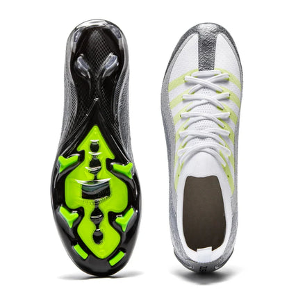 Men's Sports Football Shoes Fg/Ag Long Nail Adult Artificial Grassland Durable Training Specific Shoes High-Tops Non Slip Shoes