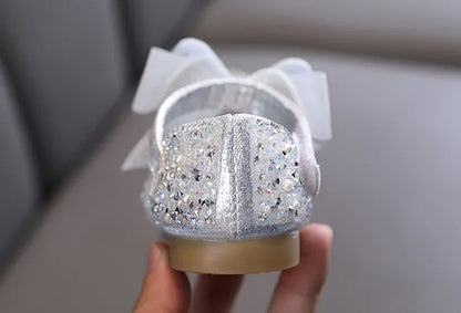 Girls Princess Shoes Children Party Dance Shoes Student Spring Autumn New Flats Kids Performance Shoes