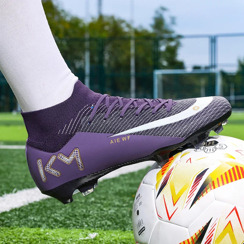 New Men Match Football Boots Ankle Non-Slip TF/FG Professional Soccer Shoes Boys Sneakers Comfortable Sports Shoes Unisex