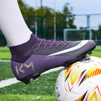 New Men Match Football Boots Ankle Non-Slip TF/FG Professional Soccer Shoes Boys Sneakers Comfortable Sports Shoes Unisex