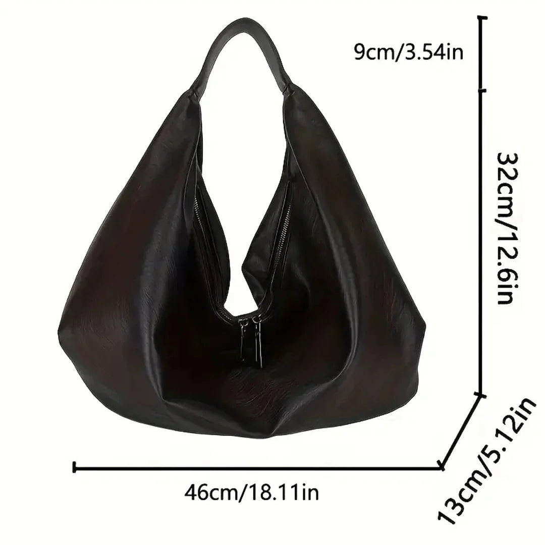 Large capacity underarm shoulder bag for women's new casual and minimalist dumpling bag, fashionable and versatile commuting bag
