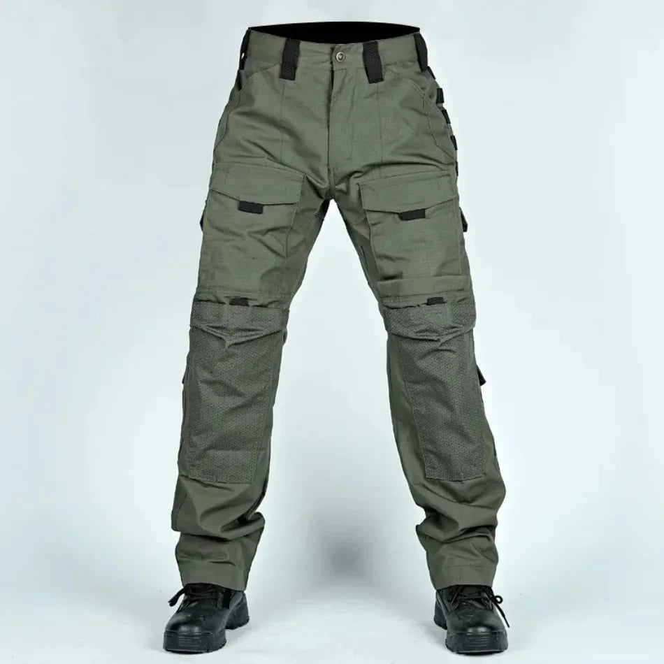 Tactical Pants Men Multi-Pocket Cargo Pants Casual Trousers Wear-Resistant Quick Dry Workwear Hiking Trainning Pant Loose