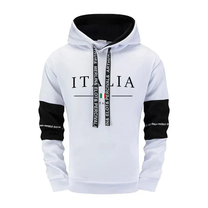 Mens Tracksuit Outdoor Quality Autumn Winter Simple Casual Sports Hooded Single Sweatshirts And Sweatpant Comfort Sports Fitness