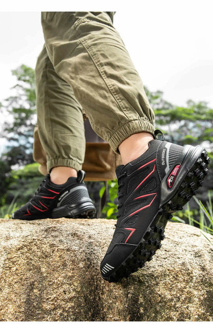 Waterproof Hiking Shoes Men‘s Outdoor Trekking Sneakers Mountain Climbing Camping Trainers Hunting Tactical Boots Bike Shoe Male