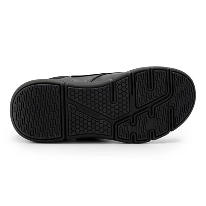 Extra Wide Men's Shoes Leather Diabetic Shoes Walking for Elder Orthopedic Toes Swollen Feet Non-Slip Arch Support