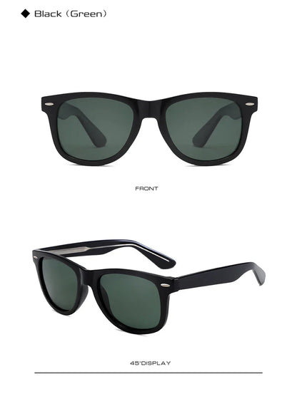 Fashion Vintage Square Sunglasses Men Women High-Quality Luxury Brand Designer Sun Glasses Driving Fishing UV400 Eyewear