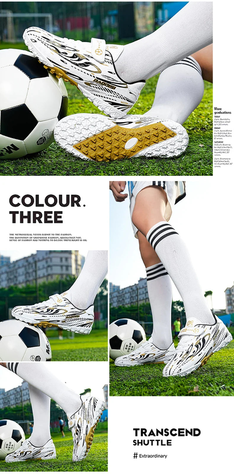 Kids Professional Soccer Shoes Indoor Men Football Field Boots Original Football Shoes TF/AG Society Cleats Grass Training Fast