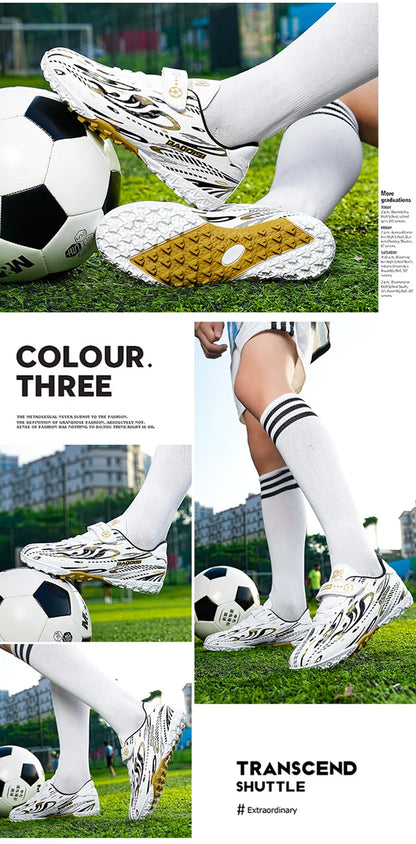 Kids Professional Soccer Shoes Indoor Men Football Field Boots Original Football Shoes TF/AG Society Cleats Grass Training Fast