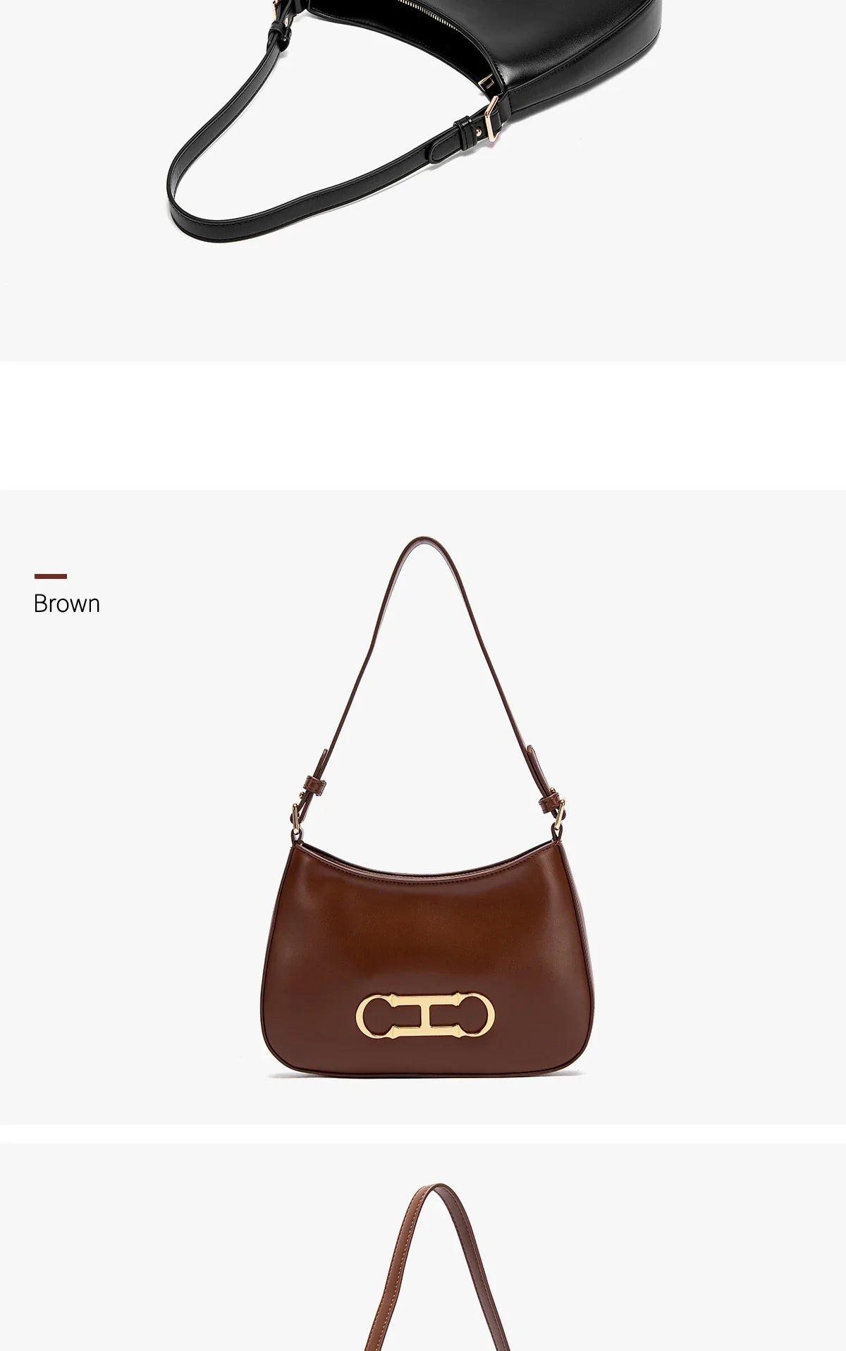 Retro Style Pure Colour Design Fashion Classic Women's Handbag Leisure Simple Match Women's Shoulder Bag