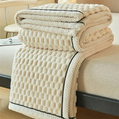 Turtle Velvet Autumn Winter Warm Sleeping Blanket Soft Comfortable Flannel Fleece Blankets for Bed Cozy Fluffy Warmth Blanket
