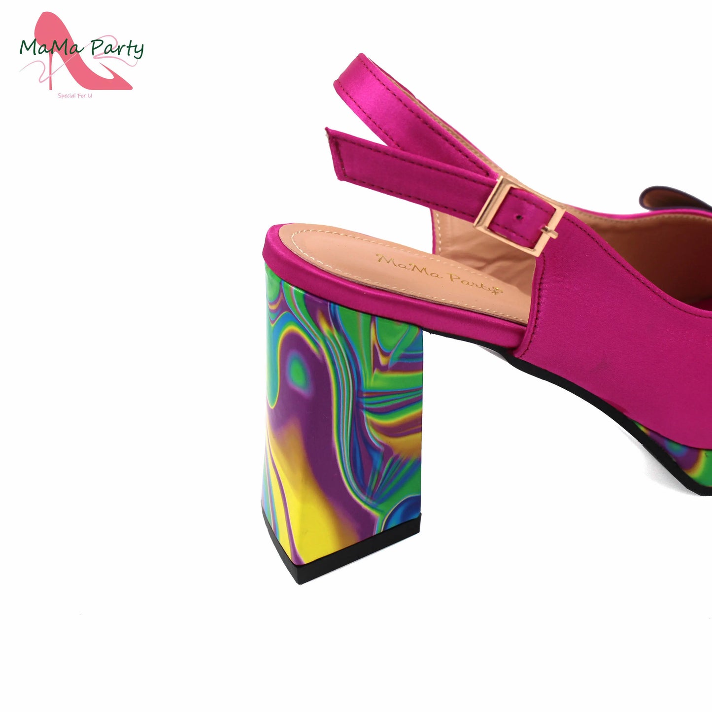 Red Color Italian Design Shoes Matching Bag Set Super High Heels Pumps for Garden Party