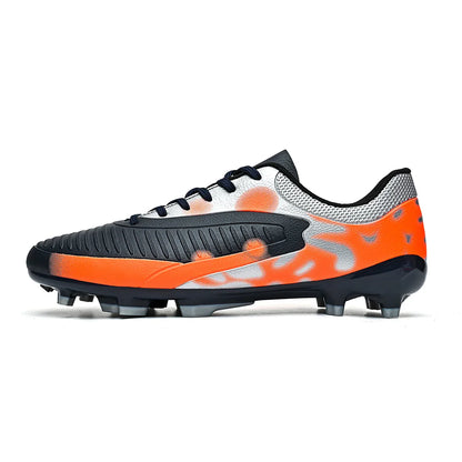 AG FG Athletic Soccer cleats PU Fabric Comfort Upper TPU Anti-slip Long Studs Sole Reliable Quality Adult Kids Training Shoes
