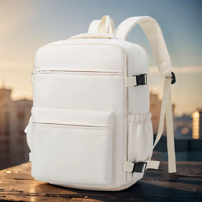 Cross-Border Travel Backpack for Men and Women, Large Capacity Shoe Compartment Luggage Bag, Computer Business Bag, Student School Bag, Commuting Bag