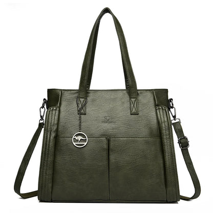 Genuine Brand Fashion Luxury High Quality 3 Layers Leather Handbag Women 2024 Crossbody Bags for Women Lady Large Capacity 2024