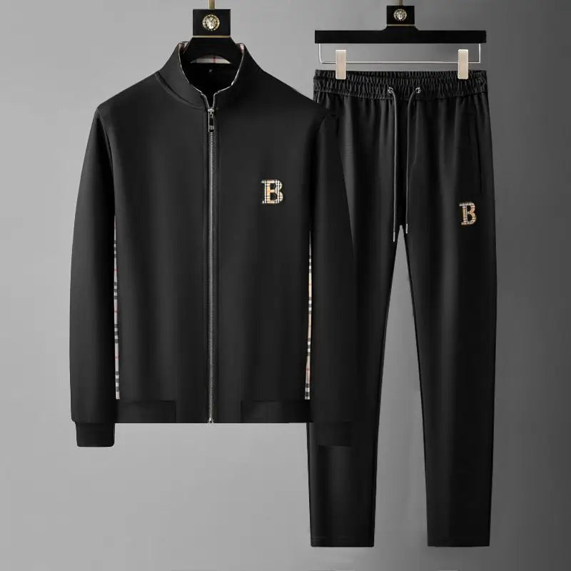 Fashionable New Arrival Men's Premium Embroidered Simple Versatile Sweatshirts and Sweatpants Autumn/Winter Sportswear Sets